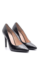 Kadın Kroko Desenli Stiletto | Derimod Kadın Kroko Desenli Stiletto | Derimod