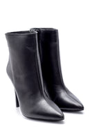 Women's Leather Thin Heeled Boots | Derimod Women's Leather Thin Heeled Boots | Derimod