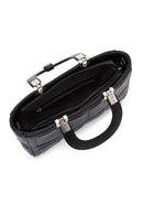 Kadın Siyah Uzun Askılı Kapitone Mini Kol Çantası | Derimod Kadın Siyah Uzun Askılı Kapitone Mini Kol Çantası | Derimod