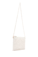 Women's White Long Chain Strap Clutch Bag | Derimod Women's White Long Chain Strap Clutch Bag | Derimod