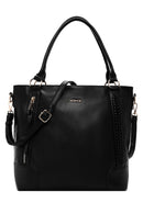 Woman Black Long-Strap Shoulder Bag | Derimod Woman Black Long-Strap Shoulder Bag | Derimod