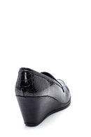 Kadın Baskılı Dolgu Topuk Ayakkabı | Derimod Kadın Baskılı Dolgu Topuk Ayakkabı | Derimod