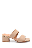 Women's Casual Heeled Slippers | Derimod Women's Casual Heeled Slippers | Derimod