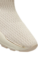 Kadın Bej Kalın Tabanlı Bilekli Sneaker | Derimod Kadın Bej Kalın Tabanlı Bilekli Sneaker | Derimod