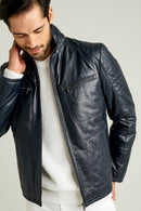 Bill Erkek Lacivert Mont | Derimod Bill Erkek Lacivert Mont | Derimod