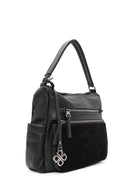Women's Black Long Strap Shoulder Bag | Derimod Women's Black Long Strap Shoulder Bag | Derimod