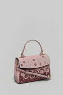 Women's Crossbody Bag with Flower Detail | Derimod Women's Crossbody Bag with Flower Detail | Derimod