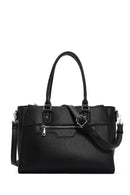 Women's Black Long Strap Shoulder Bag | Derimod Women's Black Long Strap Shoulder Bag | Derimod