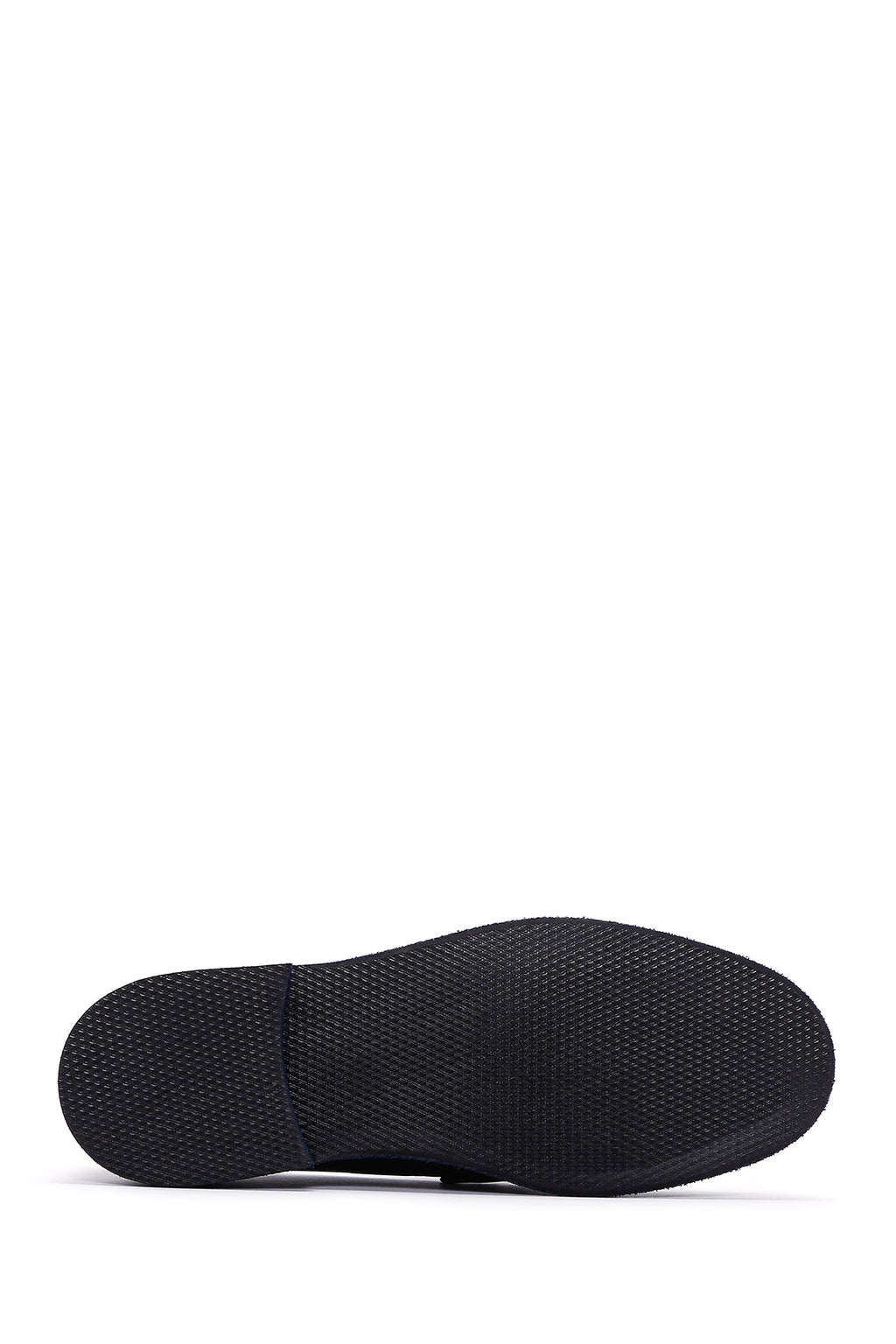 Erkek Lacivert Deri Baskılı Loafer
