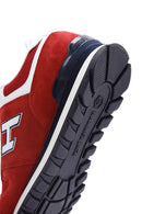Hammer Jack Men's Red Suede Leather Colombia M Sneaker | Derimod Hammer Jack Men's Red Suede Leather Colombia M Sneaker | Derimod
