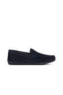 Geox Men's Navy Blue Ascanio Suede Leather Casual Loafer | Derimod Geox Men's Navy Blue Ascanio Suede Leather Casual Loafer | Derimod
