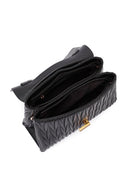 Kadın Siyah Uzun Askılı Aksesuar Detaylı Kol Çantası | Derimod Kadın Siyah Uzun Askılı Aksesuar Detaylı Kol Çantası | Derimod