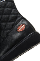 Harley Davidson Women's Black Katy Leather Boots | Derimod Harley Davidson Women's Black Katy Leather Boots | Derimod