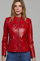 Lucky Kadın Deri Ceket | Derimod Lucky Kadın Deri Ceket | Derimod
