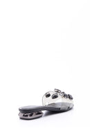 Women's Stone Transparent Slippers | Derimod Women's Stone Transparent Slippers | Derimod