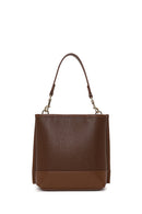 Woman Brown Long-Strap Shoulder Bag | Derimod Woman Brown Long-Strap Shoulder Bag | Derimod