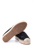 Women's Lace Detailed Espadrille Shoes | Derimod Women's Lace Detailed Espadrille Shoes | Derimod
