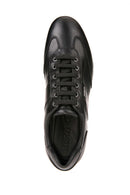Geox Men's Black Symbol Abx Lace-Up Leather Casual Shoes | Derimod Geox Men's Black Symbol Abx Lace-Up Leather Casual Shoes | Derimod