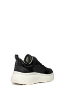 Geox Women's Black Nebula 2.0 X Lace-Up Sneakers | Derimod Geox Women's Black Nebula 2.0 X Lace-Up Sneakers | Derimod