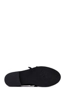 Kadın Siyah Tokalı Deri Maskülen Loafer | Derimod Kadın Siyah Tokalı Deri Maskülen Loafer | Derimod