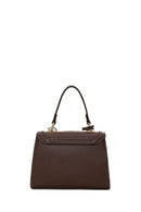 Woman Brown Long-Strap Charmed Mini Shoulder Bag | Derimod Woman Brown Long-Strap Charmed Mini Shoulder Bag | Derimod