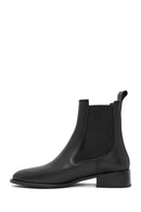 Women's Black Leather Chelsea Boots | Derimod Women's Black Leather Chelsea Boots | Derimod