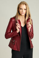 Rina Kadın Deri Ceket | Derimod Rina Kadın Deri Ceket | Derimod