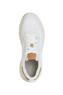 Geox Kadın Beyaz Nebula Bağcıklı Kalın Tabanlı Deri Sneaker | Derimod Geox Kadın Beyaz Nebula Bağcıklı Kalın Tabanlı Deri Sneaker | Derimod