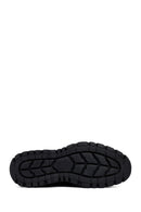 Men's Black Lace-Up Thick-Soled Leather Casual Shoes | Derimod Men's Black Lace-Up Thick-Soled Leather Casual Shoes | Derimod