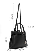 Kadın Siyah Uzun Askılı Kol Çantası | Derimod Kadın Siyah Uzun Askılı Kol Çantası | Derimod