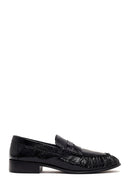 Kadın Siyah Deri Maskülen Loafer | Derimod Kadın Siyah Deri Maskülen Loafer | Derimod