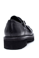 Men's Leather Double Buckle Casual Shoes | Derimod Men's Leather Double Buckle Casual Shoes | Derimod