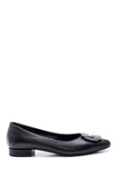 Women's Leather Buckle Ballerinas | Derimod Women's Leather Buckle Ballerinas | Derimod
