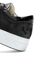 Kadın Deri Fermuarlı Sneaker | Derimod Kadın Deri Fermuarlı Sneaker | Derimod
