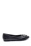 Women's Stone Detailed Ballerinas | Derimod Women's Stone Detailed Ballerinas | Derimod