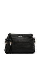 Women's Black Long Strap Shoulder Bag | Derimod Women's Black Long Strap Shoulder Bag | Derimod