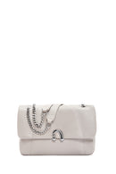 Women's Gray Long Strap Shoulder Bag | Derimod Women's Gray Long Strap Shoulder Bag | Derimod