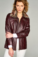 Mira Kadın Deri Ceket | Derimod Mira Kadın Deri Ceket | Derimod