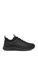 Geox Men's Black Spherica Active X2 Abx Laced Waterproof Leather Sneaker | Derimod Geox Men's Black Spherica Active X2 Abx Laced Waterproof Leather Sneaker | Derimod