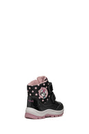 Geox Baby Girl Black Flannel Abx Banded Waterproof Leather Boots | Derimod Geox Baby Girl Black Flannel Abx Banded Waterproof Leather Boots | Derimod