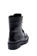 Women's Crocodile Patterned Boots | Derimod Women's Crocodile Patterned Boots | Derimod