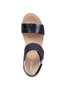 Geox Kadın Lacivert D S.Vega F - Tum. Nub. Cow + Me. Le Deri Sandalet | Derimod Geox Kadın Lacivert D S.Vega F - Tum. Nub. Cow + Me. Le Deri Sandalet | Derimod