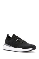 Derimod Zero Men's Black Lace-Up Thick Soled Fabric Sneaker | Derimod Derimod Zero Men's Black Lace-Up Thick Soled Fabric Sneaker | Derimod