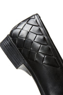 Erkek Deri Örgü Detaylı Klasik Loafer | Derimod Erkek Deri Örgü Detaylı Klasik Loafer | Derimod