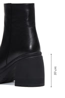 Women's Leather Platform Heeled Boots | Derimod Women's Leather Platform Heeled Boots | Derimod