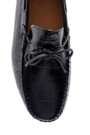 Erkek Kroko Detaylı Deri Loafer | Derimod Erkek Kroko Detaylı Deri Loafer | Derimod