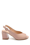 Women's Leather Heeled Sandals | Derimod Women's Leather Heeled Sandals | Derimod