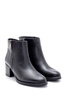 Women's Zipper Detailed Heeled Boots | Derimod Women's Zipper Detailed Heeled Boots | Derimod