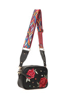 Floral Patterned Women's Crossbody Bag | Derimod Floral Patterned Women's Crossbody Bag | Derimod