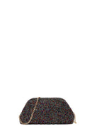 Women's Multi-Colored Long Chain Strap Stone Evening Clutch Bag | Derimod Women's Multi-Colored Long Chain Strap Stone Evening Clutch Bag | Derimod